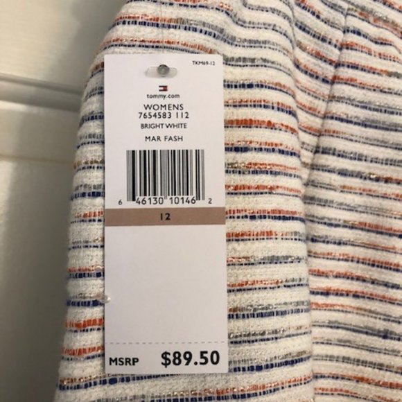 Tommy Hilfiger Tweed Style Skirt - Picture 4 of 9